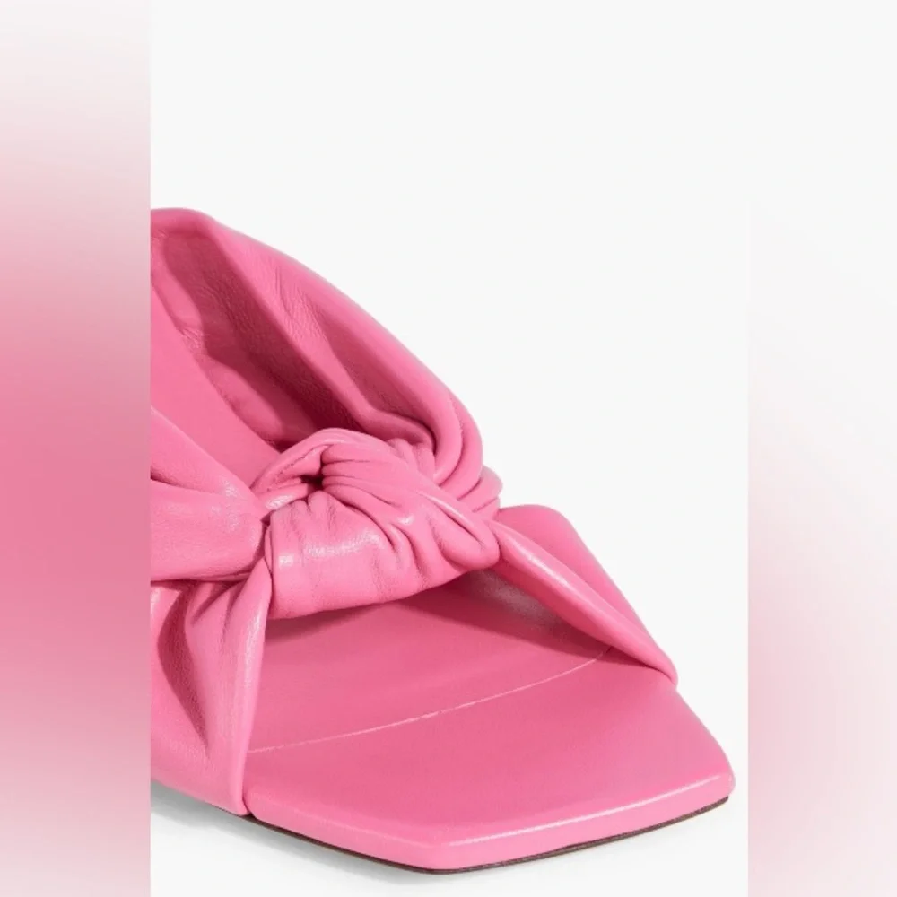 Jimmy Choo Avenue 50 Twisted Leather Mules - Picture 2 of 10